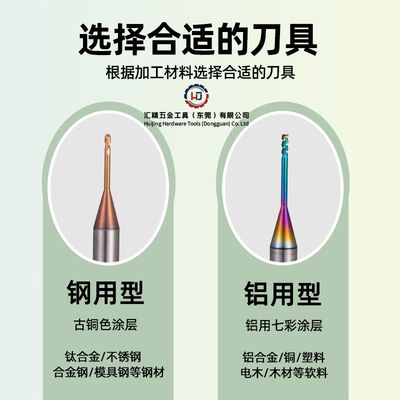 深沟铣刀铝用钢用加长颈立铣刀钨钢硬G质合金避空铣刀CNC深沟铣刀