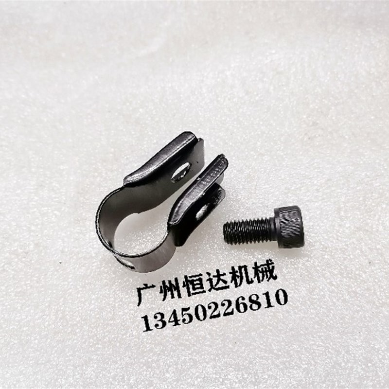 挖掘机配件卡特305E2 306vE 307E 308E大臂油管夹铁管卡子油缸管