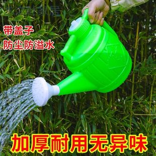 家用大容量洒水壶浇水壶园艺喷水壶塑料加厚嘴浇花浇花菜花洒淋长
