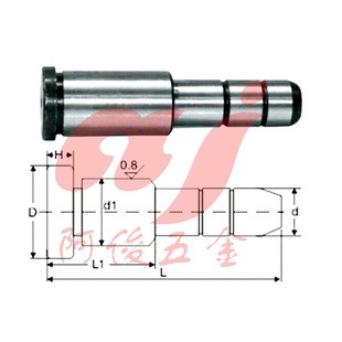 台阶导柱 22x160x30 三节导柱 120