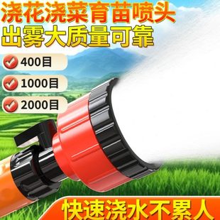 4寸地浇花洒菜水枪浇花园林雾化水浇菌菇喷头育浇6分水苗农用洒1