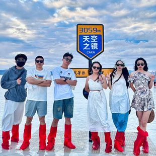 套沙漠防沙防水环湖大保旅游 茶卡盐湖红色柴旦湖青海徒步专用鞋
