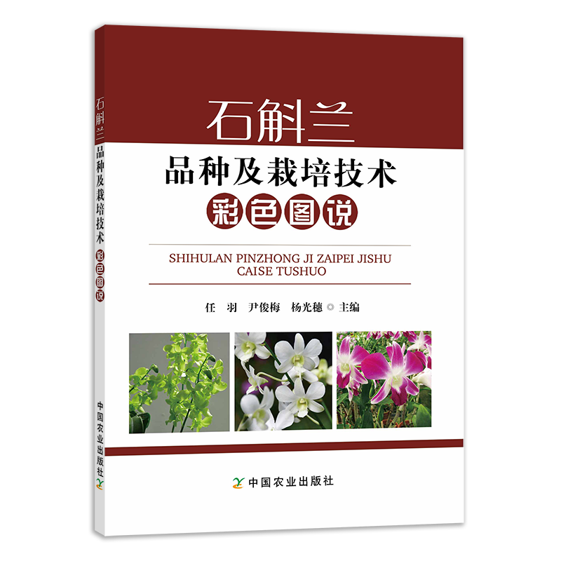 石斛兰品种及栽培技术彩色图说 中国农业出版社 9787109243705 全新正版 任羽,尹俊梅,杨光穗 编