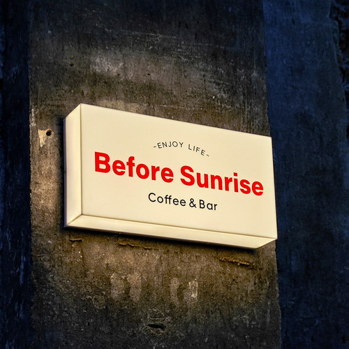 压克力灯箱广告牌服装店门店咖啡店展示牌工作室招牌门牌定制挂墙