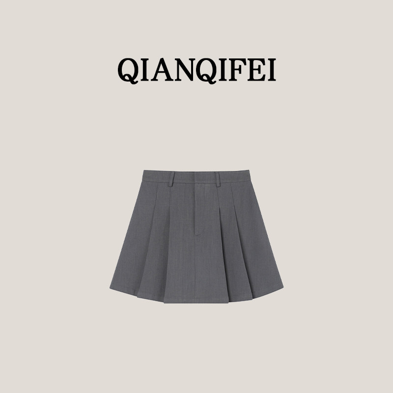 3-7F【常青藤半裙】新款韩系辣妹短裙百褶半身裙Q-1146