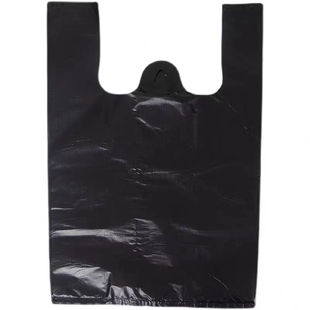 精选黑色手提塑料袋子家用厨房垃圾袋子送礼隐私物品收纳方便袋背