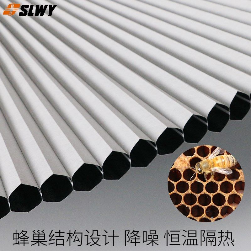 磁控蜂巢窗帘铝合金内置单玻璃中空蜂巢阳光房办公室卫生间内开窗