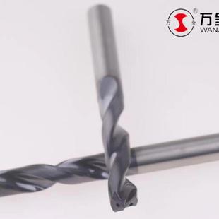 内冷 万金整体硬质合金钨钢钻65°5D 钻头