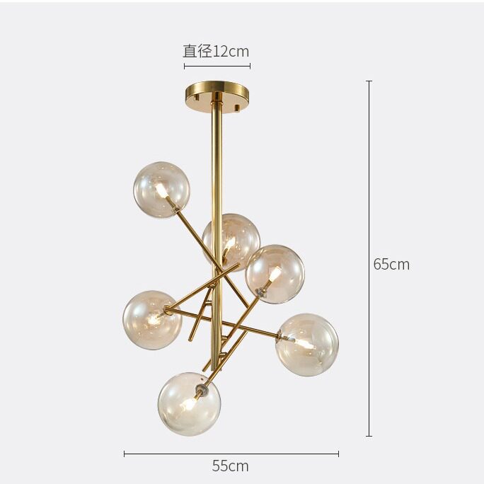 北欧简约美式魔豆吊灯