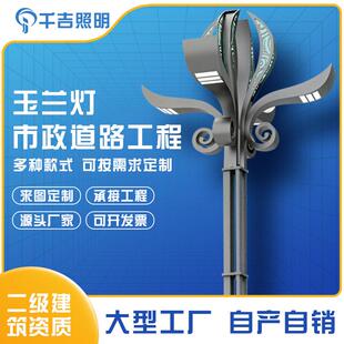 千吉厂家直售芙蓉灯市政工程道路照明LED景区玉兰灯道路景观路灯