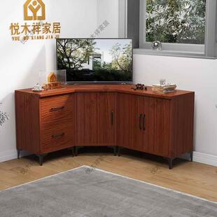 拐角转角电视柜角柜墙角三角转角柜家居家具三角形电视柜大尺寸