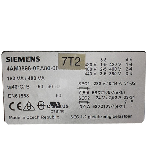 变压器 AM3896-0EA80-0FA1
