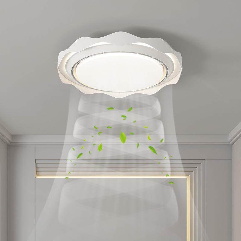 奶油风风扇灯新款静音舒适无叶卧室吸顶风扇灯全光谱护眼吸顶灯,鲜花速递/花卉仿真/绿植园艺,割草机/草坪机,淘宝优惠券,粉丝福利购,淘宝优惠卷