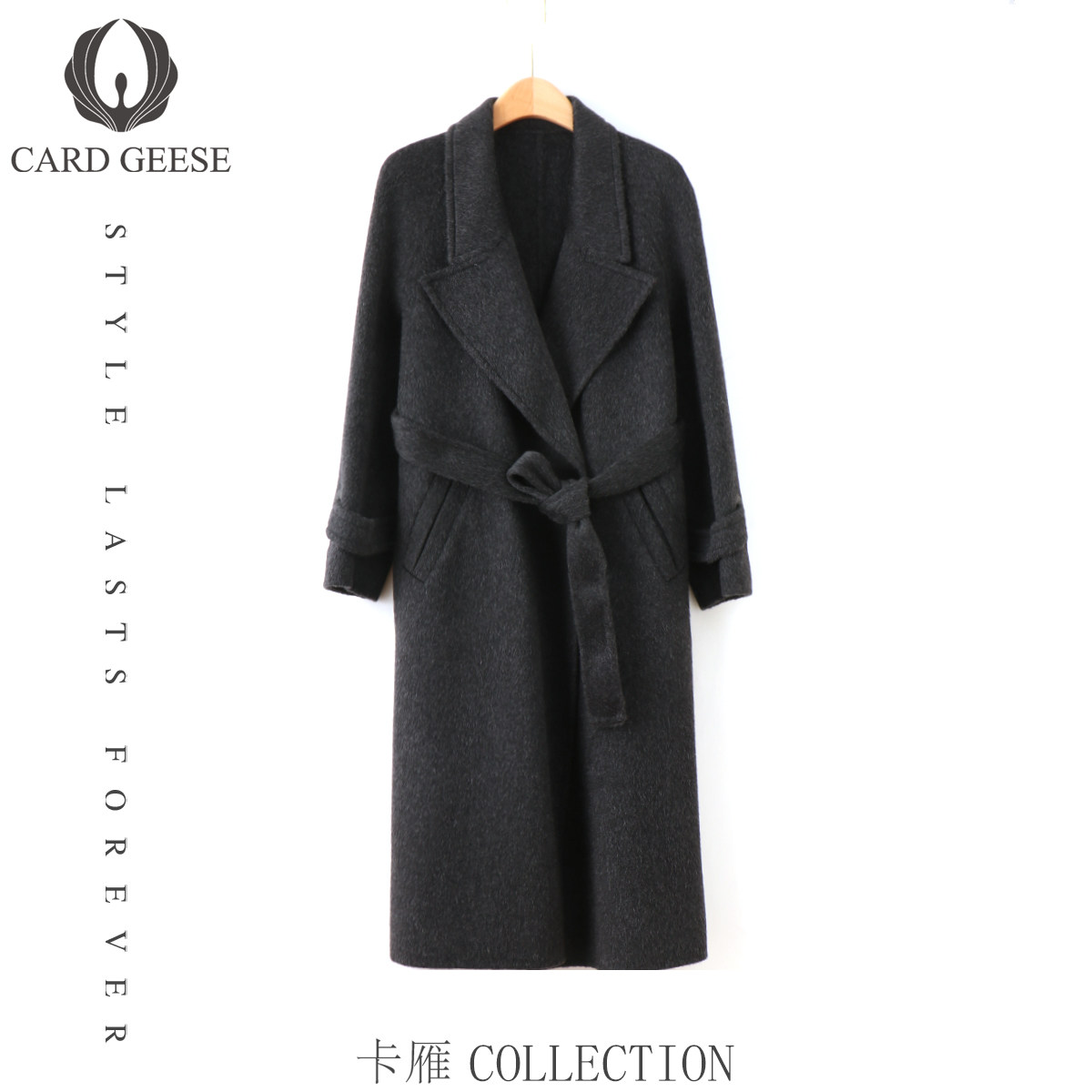 【慢慢】 CARD GEESE/ 大衣#AKY-25D3082-66712长113/卡码拍大