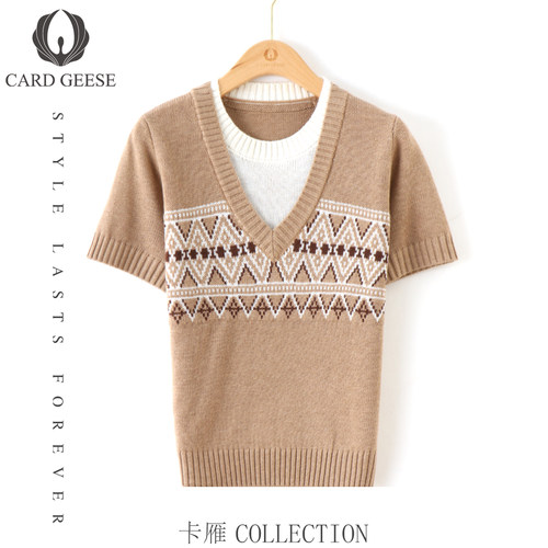 【廖廖粉丝专享】CARD GEESE/卡雁 新款毛衣#AKY-25T329-78085
