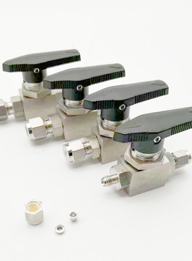 不锈钢316L高压3000PSI/低压1000PSI直通式球阀 耐腐蚀 镀银