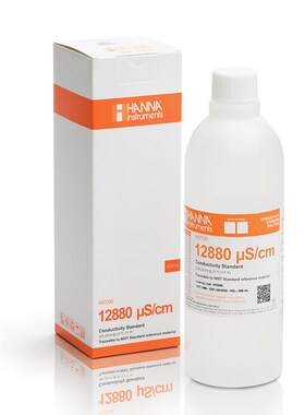 HANNA哈纳HI7030L电导率EC标准缓冲液HI7031校准液HI7033L 500ml