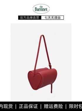 【现货】韩国小众EECH情人节爱心形单肩包斜挎包腋下包真皮牛皮包