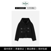 现货 theBarnnet shell双面穿短款 粗呢外套女连帽保暖韩版 上衣