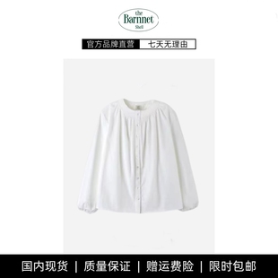 圆领宽松休闲衬衫 上衣 法式 EDGE韩国小众赵露思同款 现货 GROVE