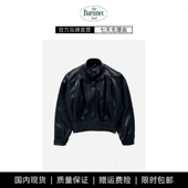 shell韩国jennie同款 theBarnnet 宽松立领皮衣夹克外套 现货