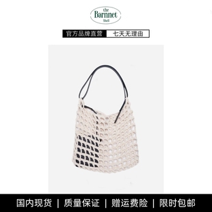 【现货】theBarnnet shell夏韩国设计师度假大容量编织网兜托特包