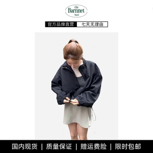 【现货】theBarnnet shell韩国ounce立领冲锋衣外套韩系拉链夹克