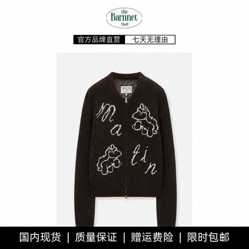 【现货】theBarnnet shell韩系独角兽字母针织外套毛衣上衣开衫