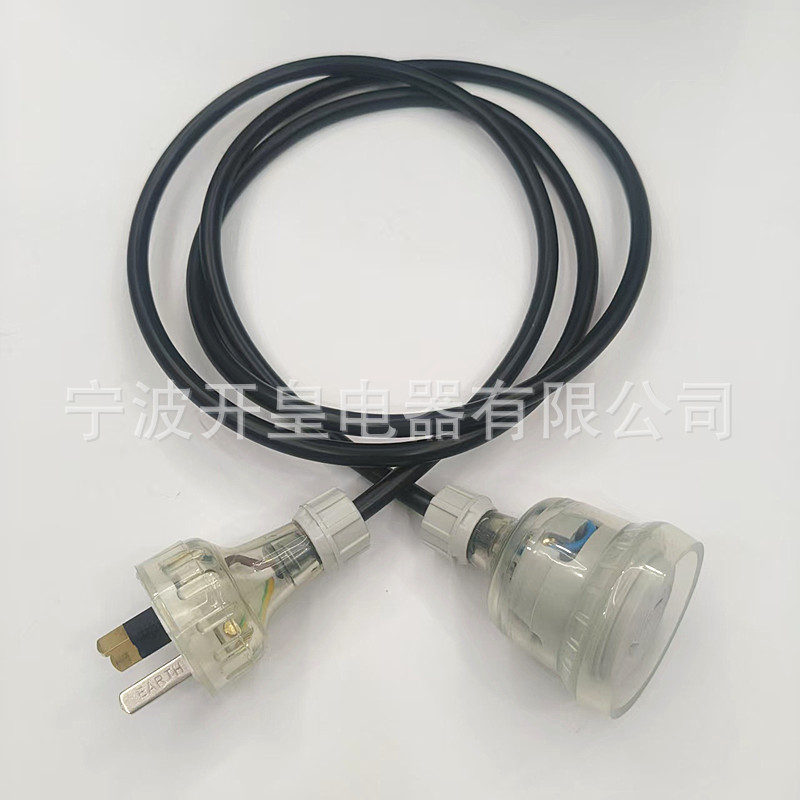 澳标SAA三孔公母对插延长线