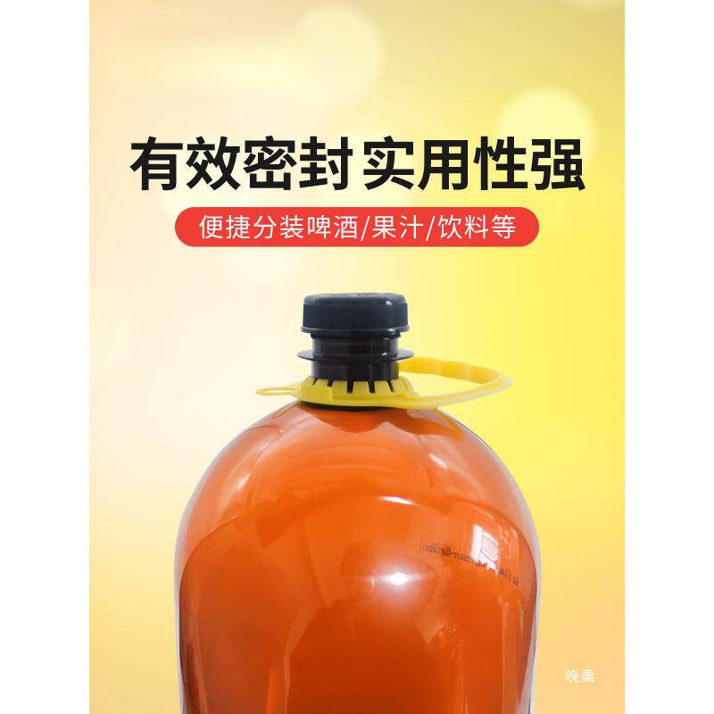 精酿二发啤酒瓶4L/8L扎啤塑酿酒设备