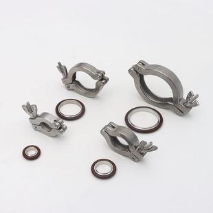 卡箍 04不锈钢卡箍波纹管卡箍KF16KF25KF40KF50真空快装
