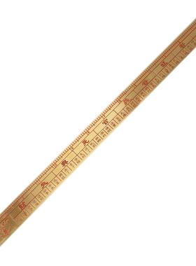 ZQ铜实心六帝尺铜钱尺六帝铜尺五帝尺钱丁兰尺家居挂件