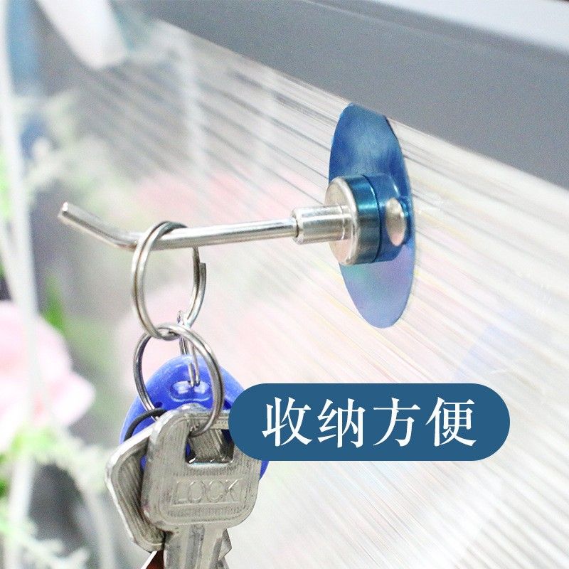 圆形直角强力磁吸挂钩钥匙收纳铁钩五金强磁磁吸挂钩