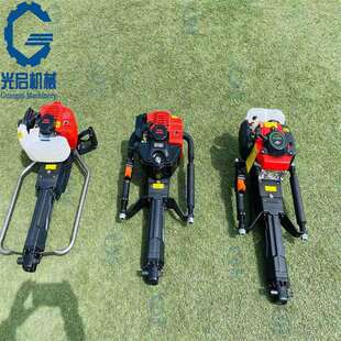 新款四冲程取土钻机便携式轻便汽油环境监测勘探土壤采集取样钻机