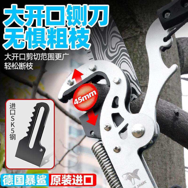 德国进口高枝剪伸缩高空粗枝锯修枝剪长柄加长杆
