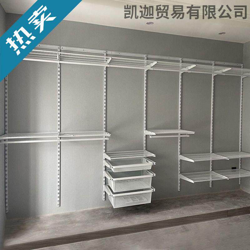 钢架衣柜可拆卸落地组装衣柜墙上全立式衣架挂衣架小型壁挂式结实