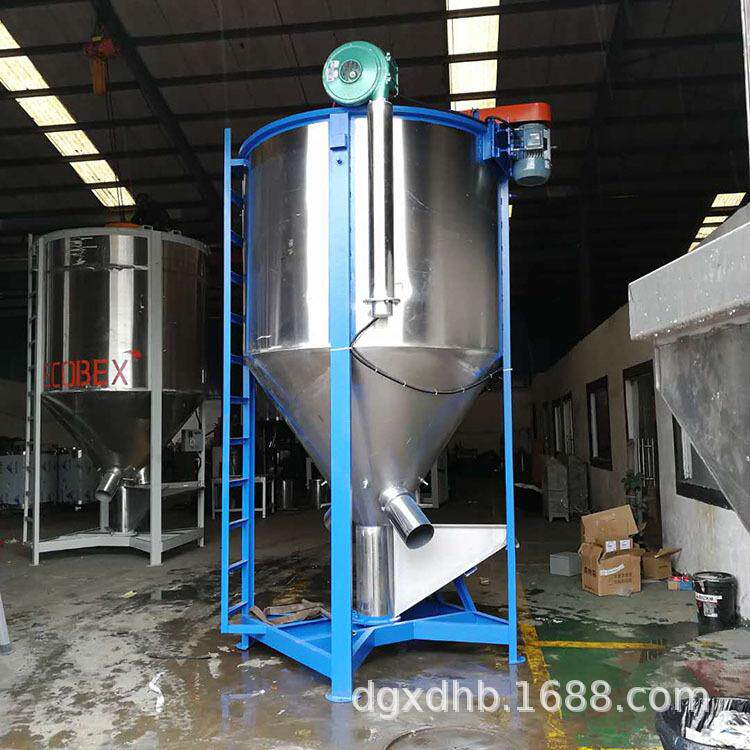 1吨不锈钢搅拌桶2吨加热拌料机立式颗粒搅拌机塑胶拌料桶