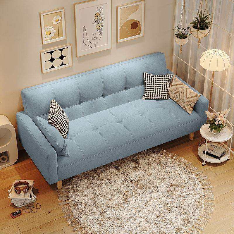 沙发2024新款客厅公寓沙发床小户型奶油风卧室租房店面猫抓皮沙发