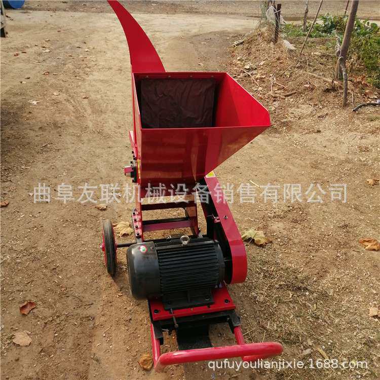 果木枝条切碎机 百香果枝条破碎机 果园茶园苗木枝条打碎机015