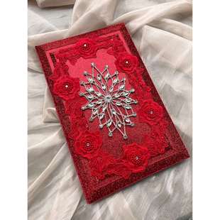 结婚记账本礼金簿礼簿本嘉宾礼单本签名册婚礼签到本创意定制