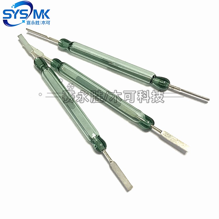 常开型国产干簧管5*50MM磁控开关 舌簧管 大功率250W 1A MKA50502