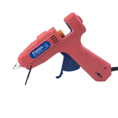 Paola工具双温双色可调热熔胶枪40W-80W送12根胶棒3208