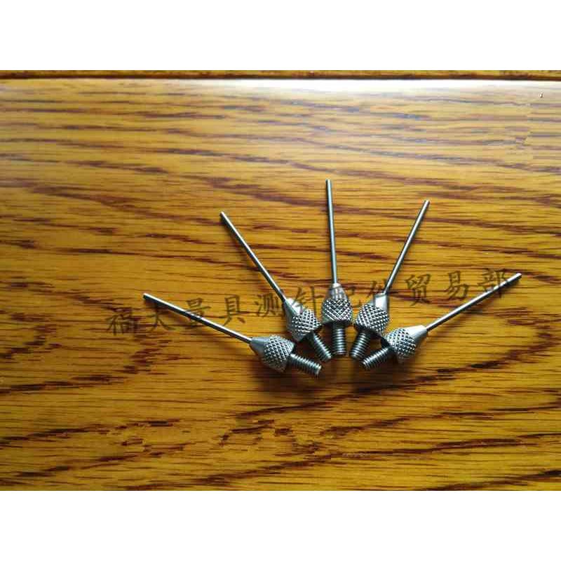 国产代用三丰21AAA333 百分表平测针高度计测针 1*20钨钢针型测针