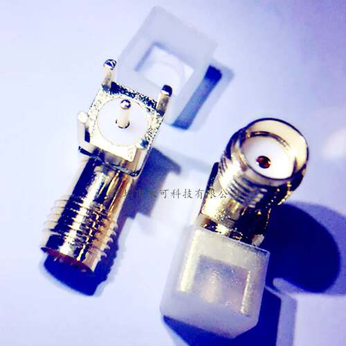 SMA-KWE 90度卧式SMA座 外螺内孔 /针 RF天线座射频连接器