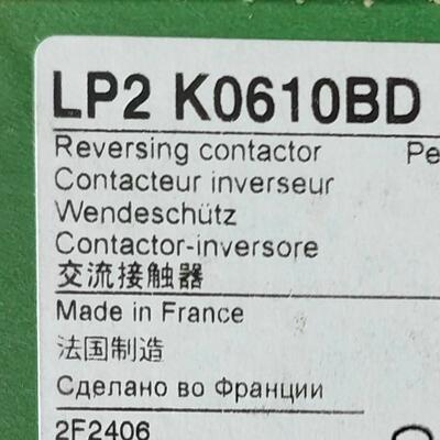 LP2K0610BD接触器LP2K0610BD三级接触器LP2K0610BD交流接触器