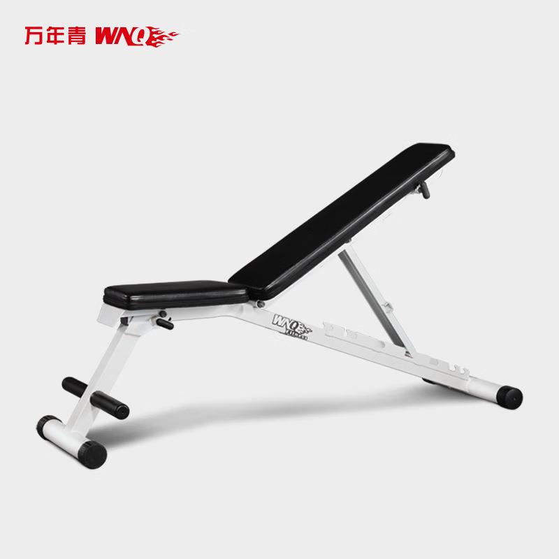 万年青仰卧起坐健身器材家用哑铃凳腹肌板多功能健身椅125W