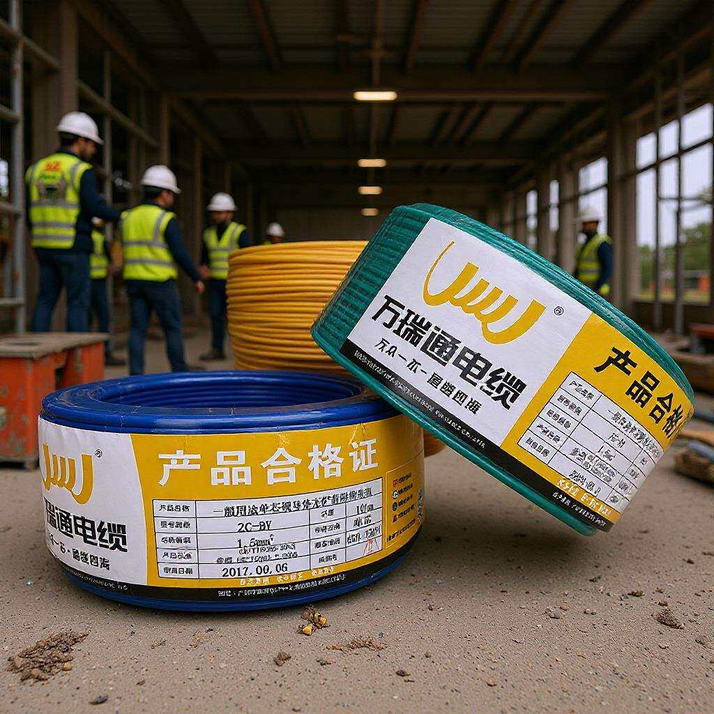万瑞通电线电缆BVRBV1.5/2.5/4平方纯铜国标家装用多股单芯软线