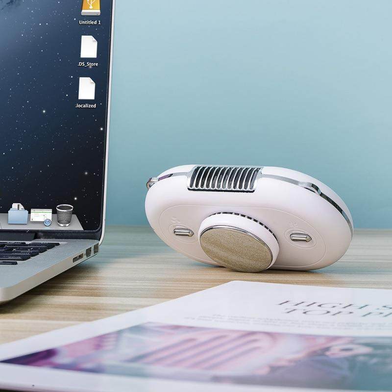 新款迷你制冷挂脖风扇学生简约便携式usb风扇户外手持小电风扇