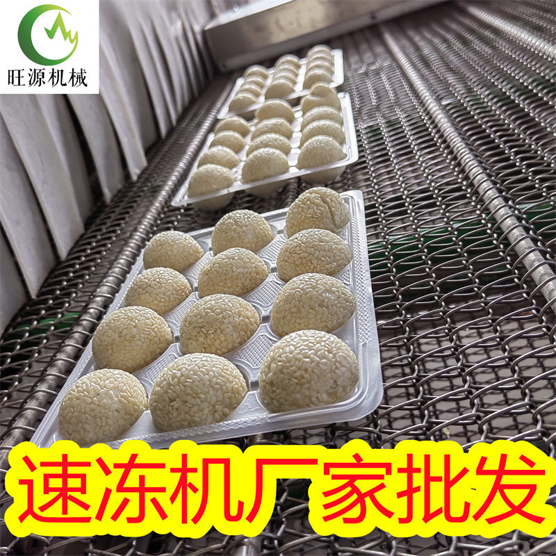 旺源批发隧道式速冻机 大虾速冻隧道流水线 蟹脚速冻机设备