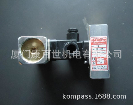 德国HYDROPA压力继电器DS307/V2/SCH/G/C5PV=5-5/液压开关/油压